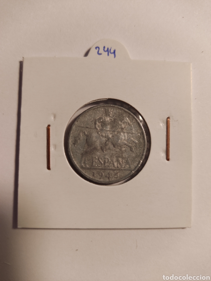 Monedas Franco: 244) * Moneda 10 c&eacute;ntimos 1945 - Foto 1