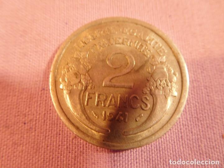 Monedas Franco: 2 francos franceses del a&ntilde;o 1941 - Foto 1