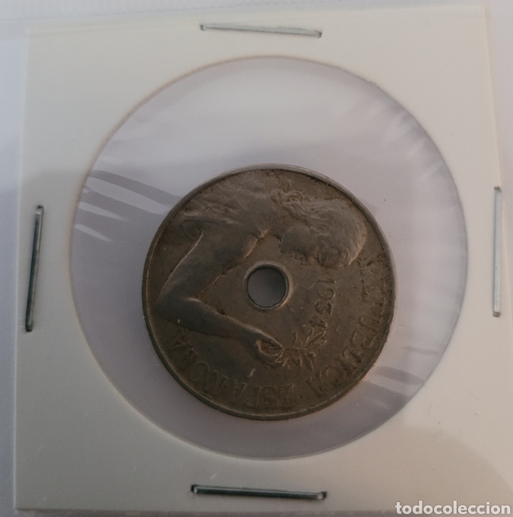 Monedas Franco: Moneda de Espa&ntilde;a 1954 25 centimos - Foto 2