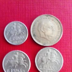 Monedas Franco: LOTE DE MONEDAS DE ESPAÑA FRANCO. Lote 288351048