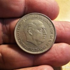 Monedas Franco: ESTADO ESPAÑOL 25 PESETAS 1957 *75 EBC. Lote 288383658