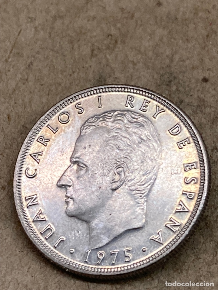 Monedas Franco: Moneda de cinco pesetas 1975 E78 - Foto 1