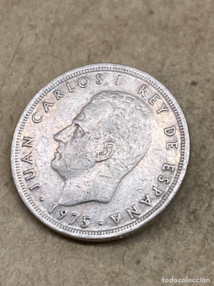 Monedas Franco: Moneda de cinco pesetas 1975 E80 - Foto 1