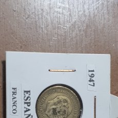 Monedas Franco: PESETA FRANCO 1947 ESTRELLA 49 VER FOTOS. Lote 290281633