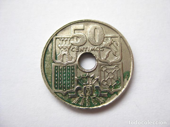 Monedas Franco: MONEDA ESPA&Ntilde;A 50 CENTIMOS 1963 (64) - Foto 2