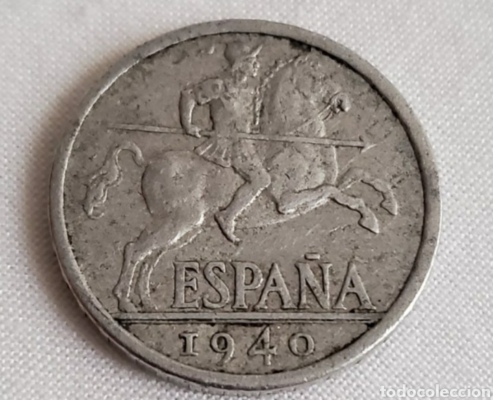 Monedas Franco: PLVS con V ..10 cts .1940 BELL&Iacute;SIMA - Foto 1