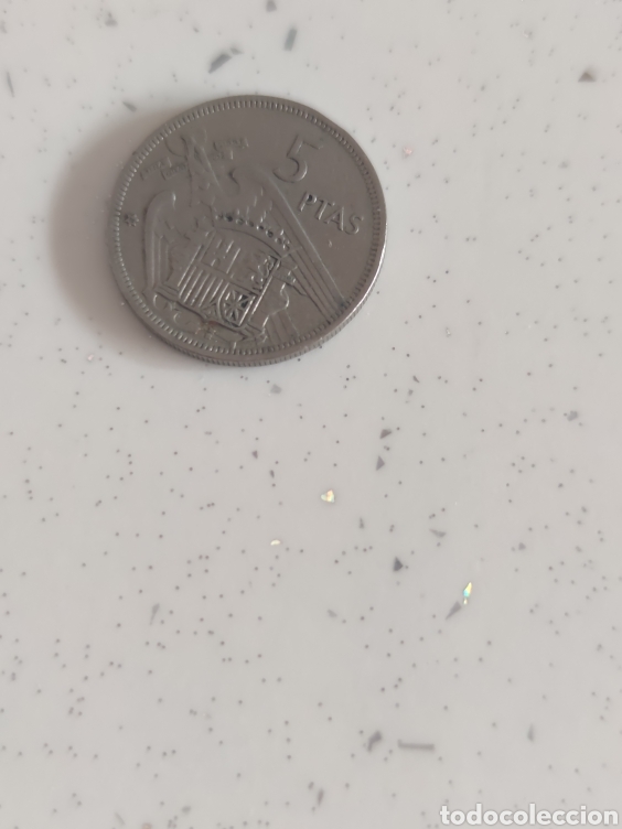 Monedas Franco: cinco pesetas de Franco - Foto 3