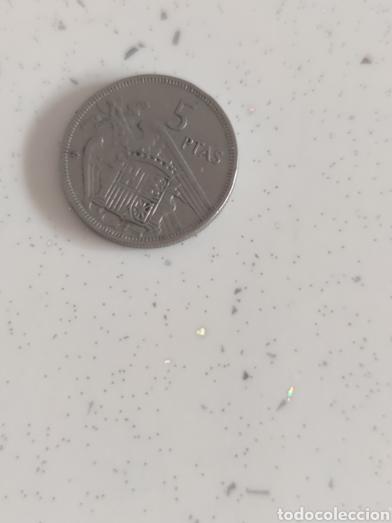 Monedas Franco: cinco pesetas de Franco - Foto 4