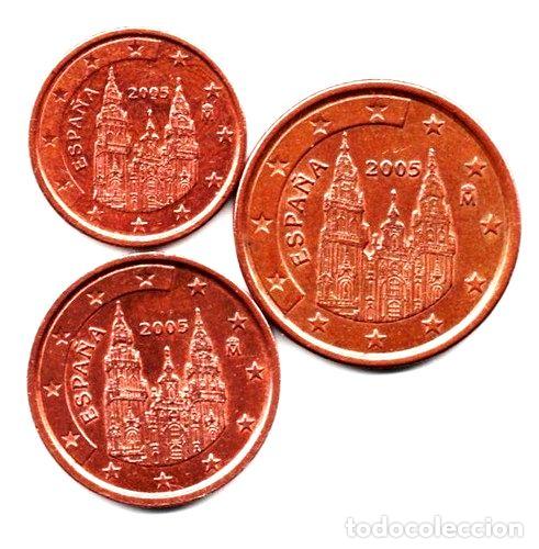 Monedas Franco: espana monedas 1 2 y 5 euro cent 2005 e18d - Foto 1