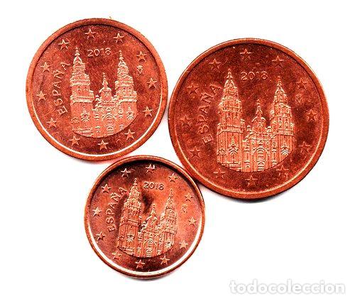 Monedas Franco: espana monedas 1 2 y 5 euro cent 2018 e18b - Foto 1