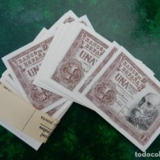 Monedas Franco: SC - BILLETE DE TACO - 1 PESETA DE 1953 - MARQUES DE SANTA CRUZ