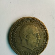 Monedas Franco: MONEDA 1 PESETA ESPAÑA 1947. Lote 300362063