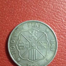 Monedas Franco: MONEDA PLATA 100 PTAS FRANCO AÑO 1966.