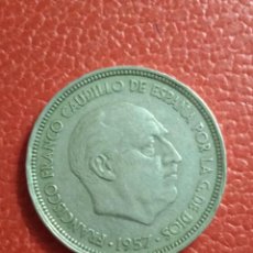 Monedas Franco: MONEDA ESPAÑA 50 PTAS FRANCO AÑO 1957.. Lote 301479048