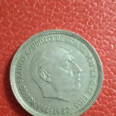 Monedas Franco: MONEDA 25 PTAS FRANCO 1957 BUEN ESTADO.. Lote 301654898