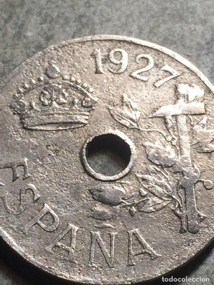Monedas Franco: MONEDA 25 CENTIMOS. A&Ntilde;O 1927 - Foto 2