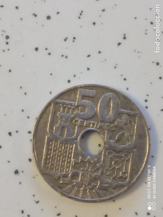 Monedas Franco: MONEDA ESPA&Ntilde;A 50 C&Eacute;NTIMOS 1963 - Foto 2