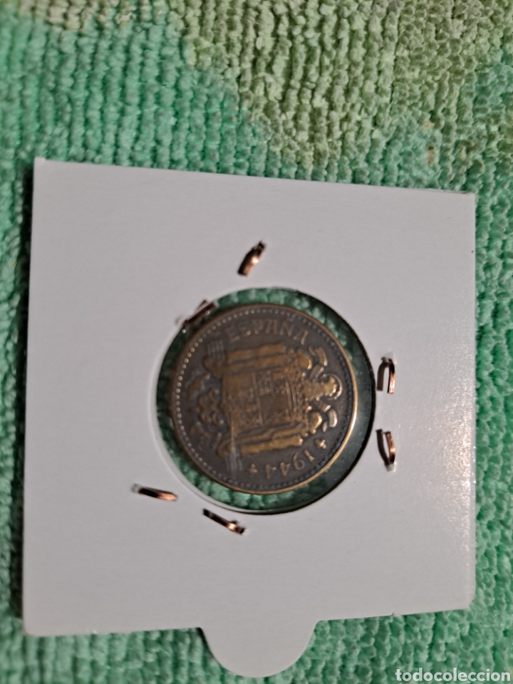 Monedas Franco: 1 pta Franco 1944, la del &rdquo;1&rdquo;. - Foto 2