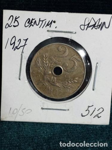 Monedas Franco: moneda espana 25 centesimos 1927 ref 512 - Foto 1