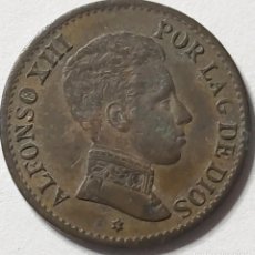 Monedas Franco: ANTIGUA MONEDA. AÑO 1906 - ALFONSO XIII - 1 CENTIMO - * 6. Lote 308799808