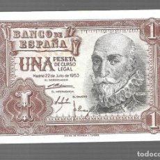 Monedas Franco: BILLETES DE ESPAÑA FRANCO LA ULTIMA PESETA DE PAPEL EL QUE VES PLANCHA. Lote 309225698