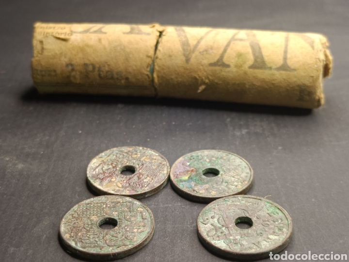Monedas Franco: Monedas y cartucho - Foto 2