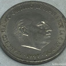Monedas Franco: MONEDA 1949. 5 PESETAS. ESTRELLA *19* *50*. GENERAL FRANCISCO FRANCO. ESPAÑA. MBC.. Lote 310816923