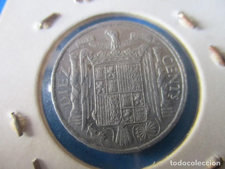 Monedas Franco: Estado Espa&ntilde;ol. 10 centimos1945 - Foto 2