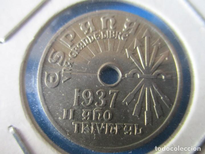 Monedas Franco: Estado Espa&ntilde;ol. 25 centimos 1937 - Foto 1