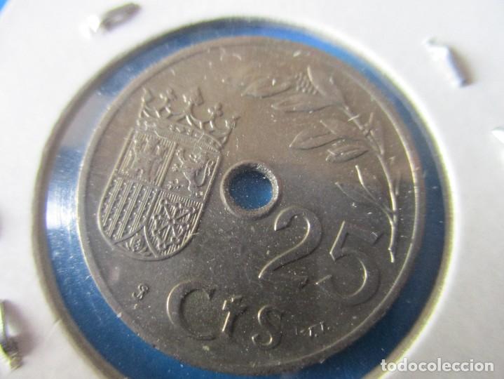 Monedas Franco: Estado Espa&ntilde;ol. 25 centimos 1937 - Foto 2