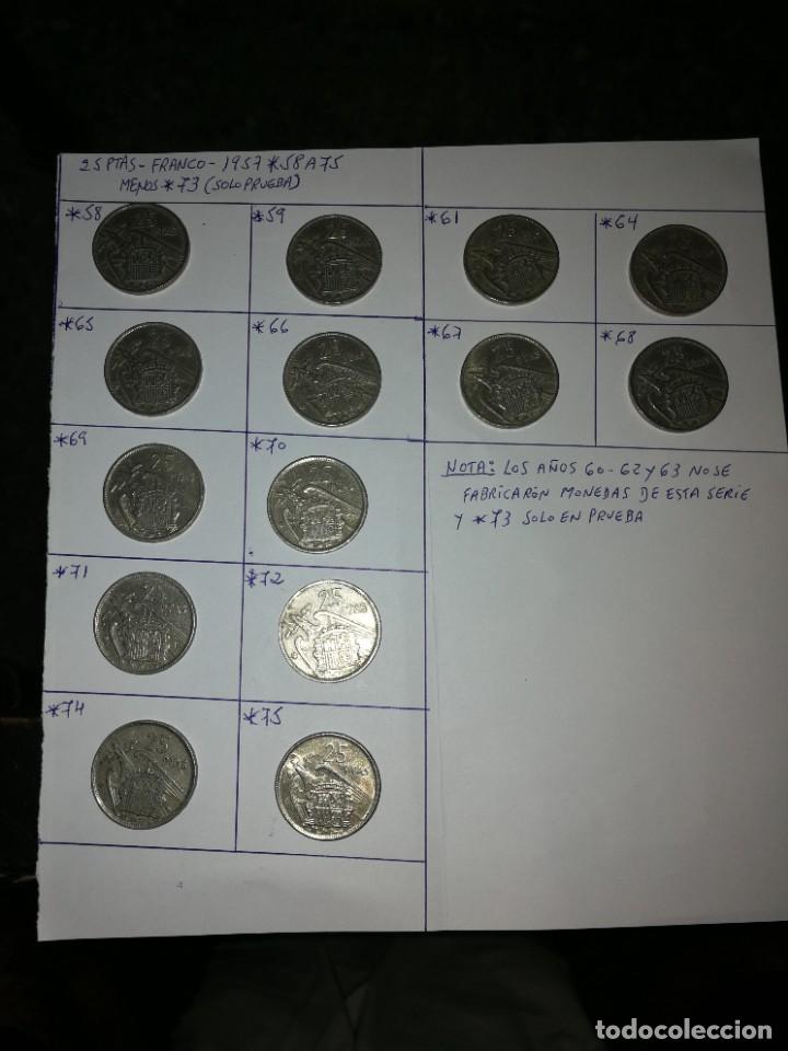 Monedas Franco: 25 pesetas de franco - Foto 2