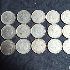Monnaies Franco: 15 MONEDAS 50 PESETAS FRANCO AÑO 1957*58. Lote 311764273