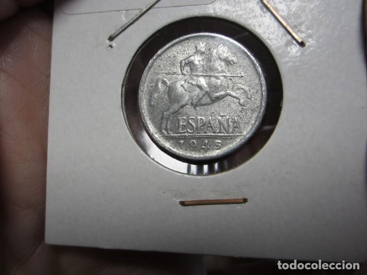 Monedas Franco: moneda de 5 c&eacute;ntimos de 1945 de Franco - Foto 1