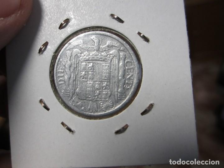 Monedas Franco: moneda de 10 c&eacute;ntimos de 1945 de Franco - Foto 2