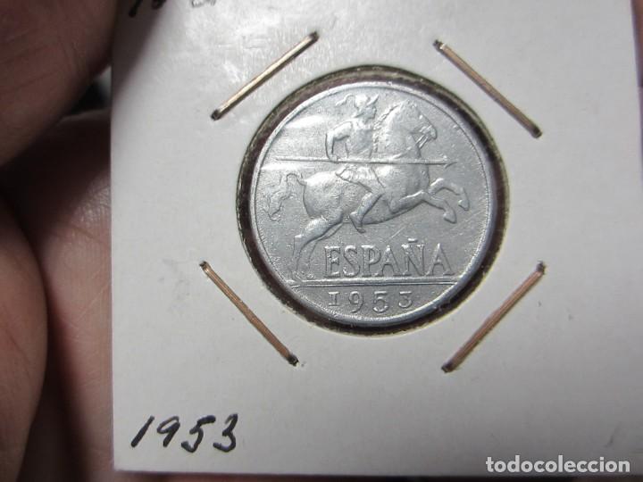 Monedas Franco: moneda de 10 c&eacute;ntimos de 1953 de Franco - Foto 1