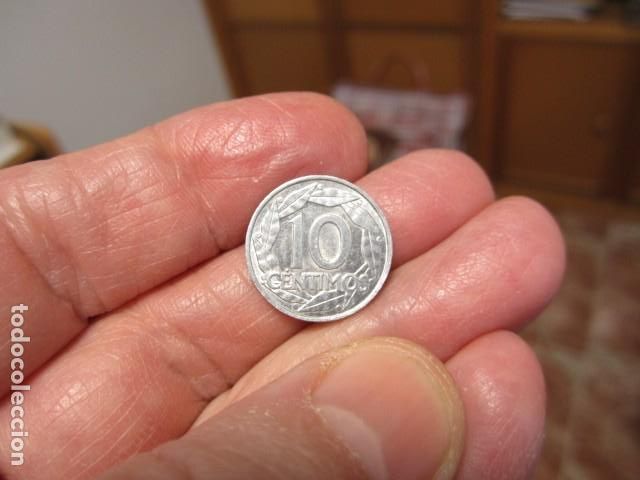 Monedas Franco: moneda de 10 c&eacute;ntimos de 1959 de Franco - Foto 2