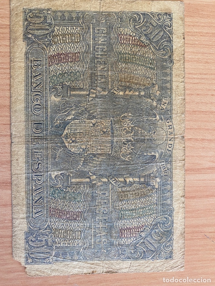 Monedas Franco: 50 pesetas 1940 - Foto 2