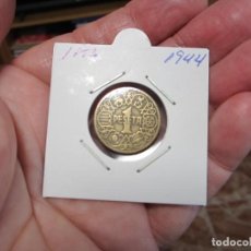 Monedas Franco: MONEDA DE 1 PESETA DE 1944 DE FRANCO (LA DEL UNO). Lote 312631158