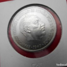 Monedas Franco: CINCO PESETAS DE 1949, EL LLAMADO DURO CABEZÓN, MUY GRANDE