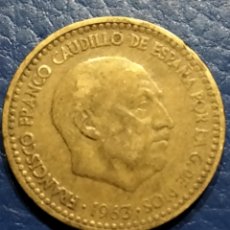 Monedas Franco: ESPAÑA UNA PESETA 1963 ESTRELLA 65