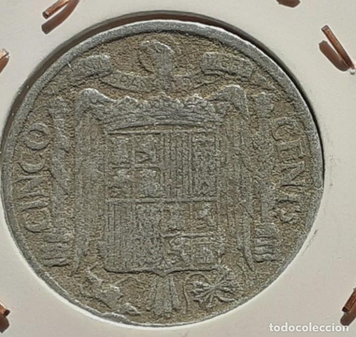 Monedas Franco: ESTADO ESPA&Ntilde;OL 5 CENTIMOS 1941 - Foto 2