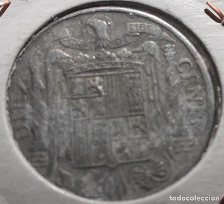Monedas Franco: ESTADO ESPA&Ntilde;OL 10 CENTIMOS 1941 - Foto 2