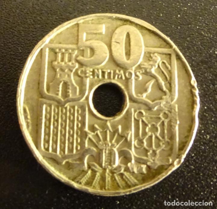Monedas Franco: ESPA&Ntilde;A 50 C&Eacute;NTIMOS 1963 * 19-64 - Foto 2