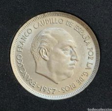 Monedas Franco: 25 PESETAS DE 1957 *58 SIN CIRCULAR , CON ALGUN ARAÑAZO DEL CHOQUE DE LAS MONEDAS. Lote 313613238