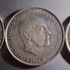 Monedas Franco: 100 PTS PLATA 3 MONEDAS 1966 * 66. Lote 313757468