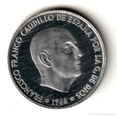 Monedas Franco: ESPAÑA: 50 CENTIMOS FRANCO 1966 ESTRELLA 74 PROOF ( AÑO 1974). Lote 314533123