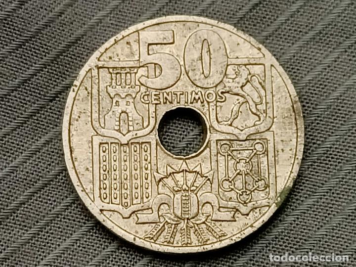 Monedas Franco: Franco 50 c&eacute;ntimos 1949 51 , 26631 - Foto 2