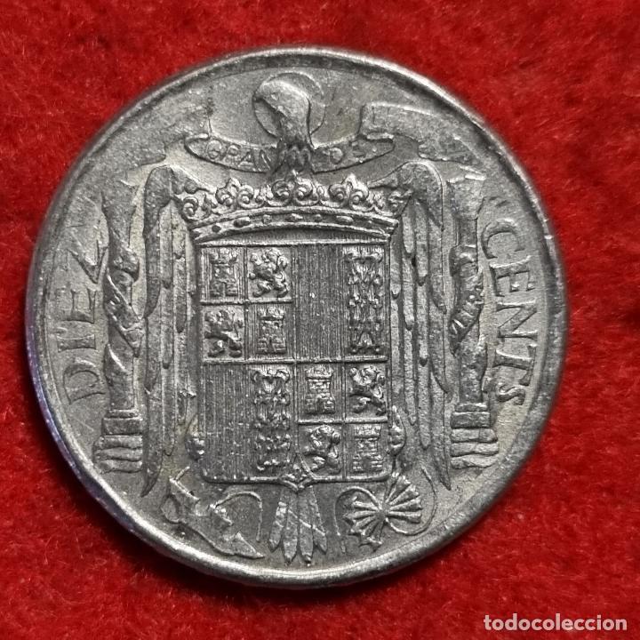 Monedas Franco: MONEDA 10 CENTIMOS 1940 EBC- ORIGINAL C14 - Foto 2