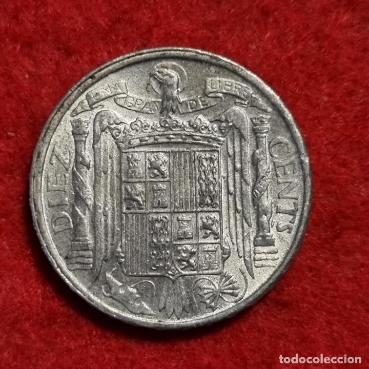 Monedas Franco: MONEDA 10 CENTIMOS 1941 EBC SIN CIRCULAR ORIGINAL C14 - Foto 2
