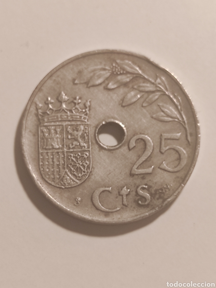 Monedas Franco: Moneda 25 c&eacute;ntimos 1937 - Foto 1
